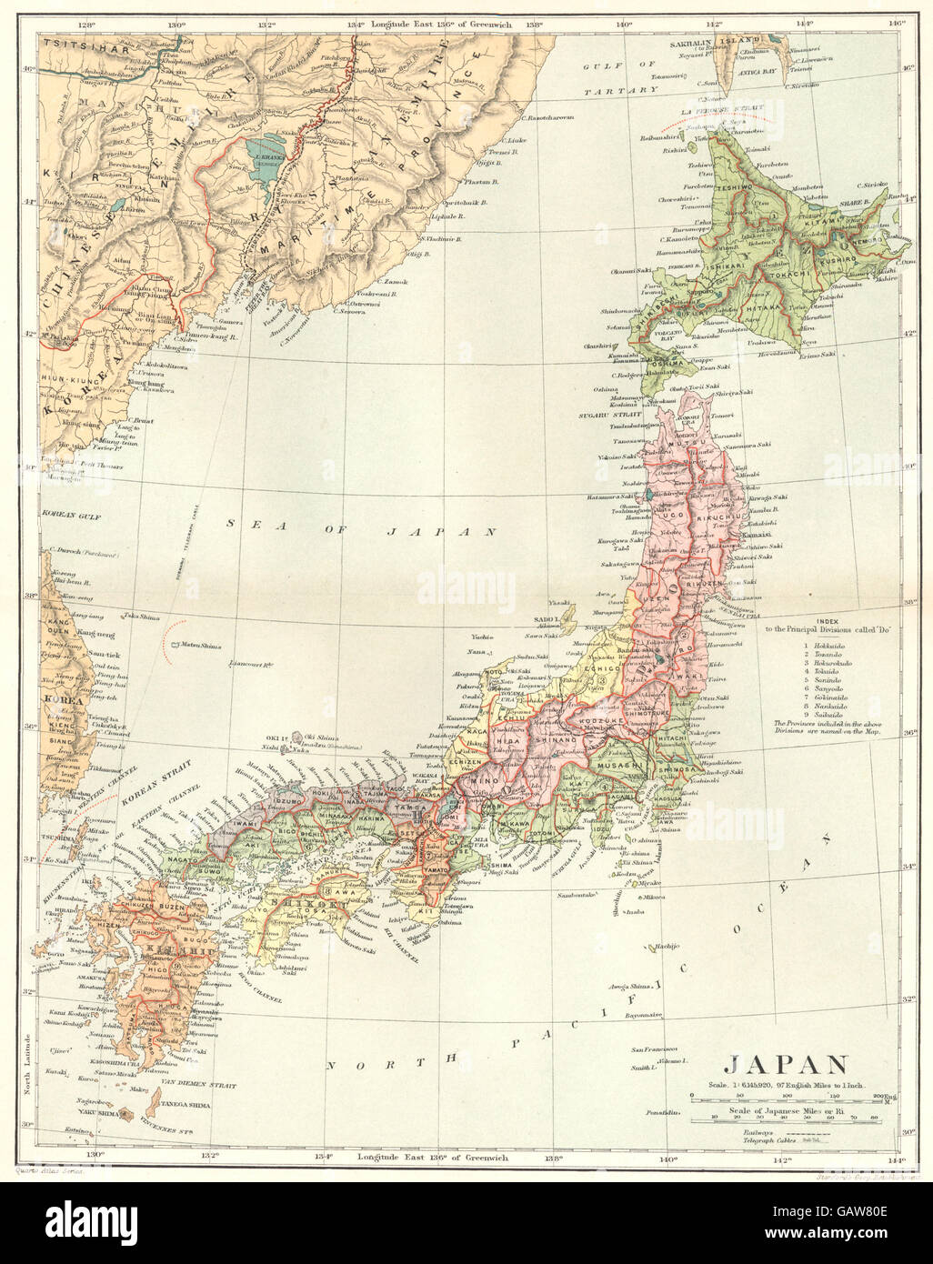 19th century japan map hires stock photography and images Alamy