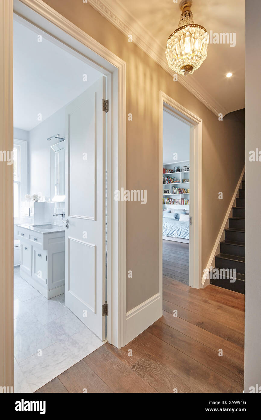 First floor corridor private house hires stock photography and images