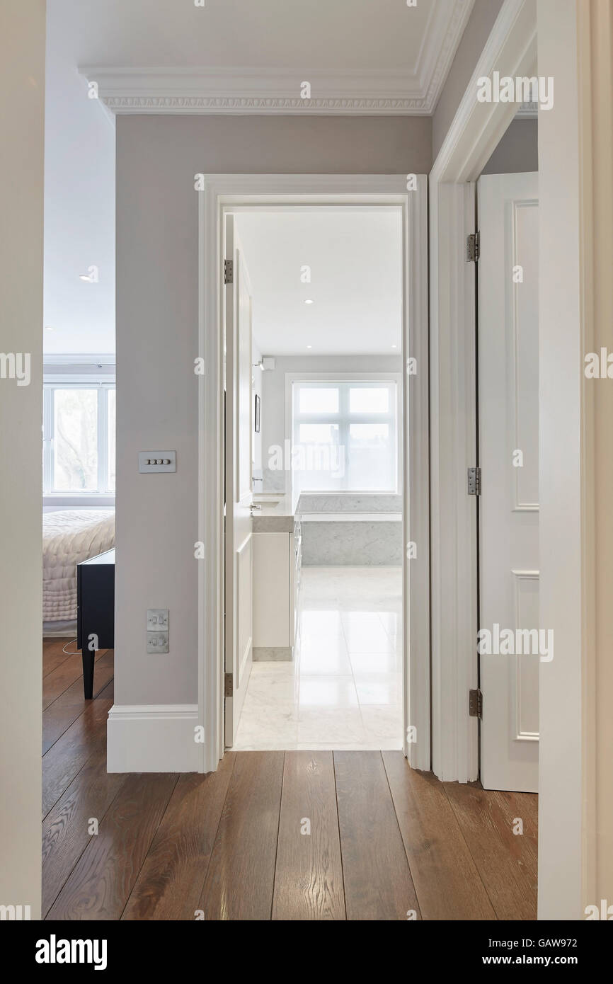 Bedroom corridor with access to bathroom. Private House, Highlever Road