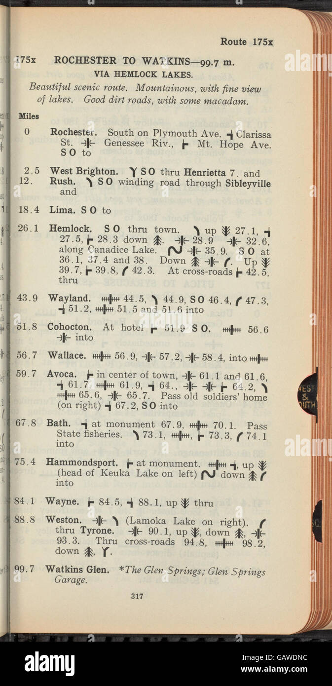 A tour book likely referring to a travel guide or itinerary, providing ...