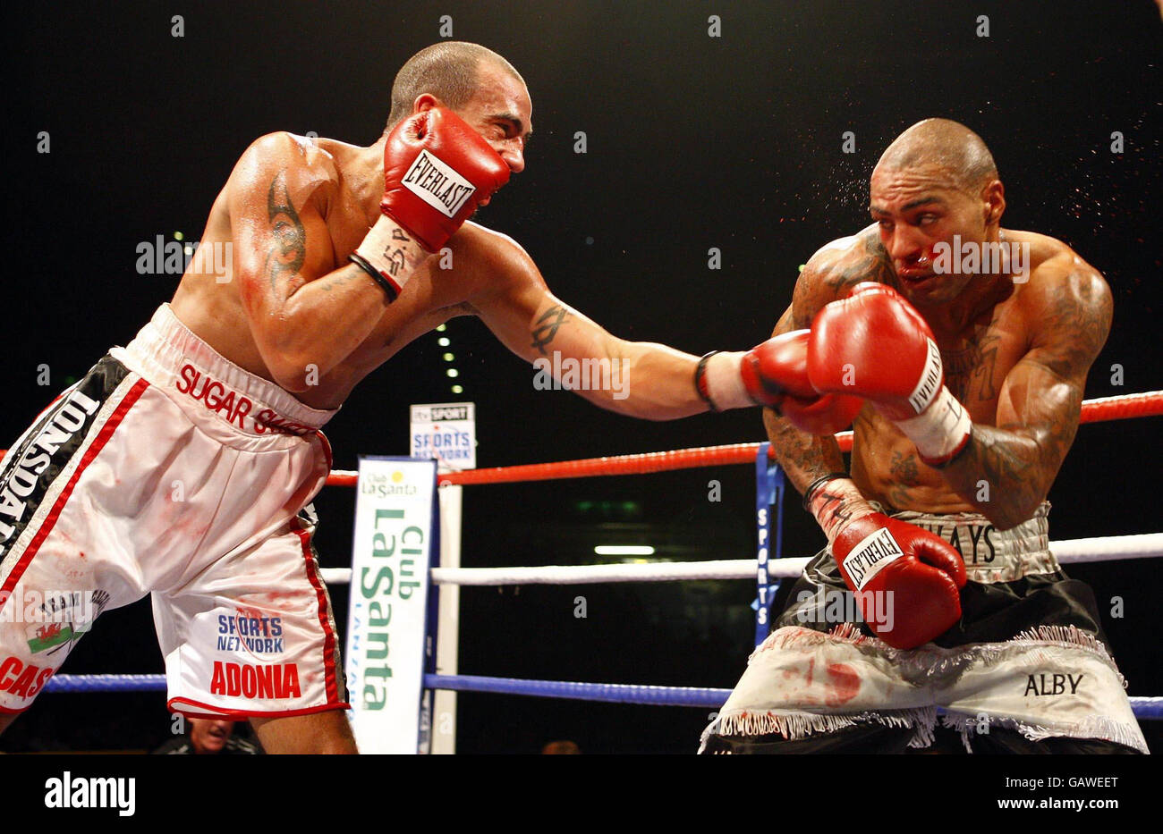 Boxing - Commonwealth Light-Middleweight Title - Bradley Pryce v Marcus  Portman - National Indoor Arena Stock Photo - Alamy