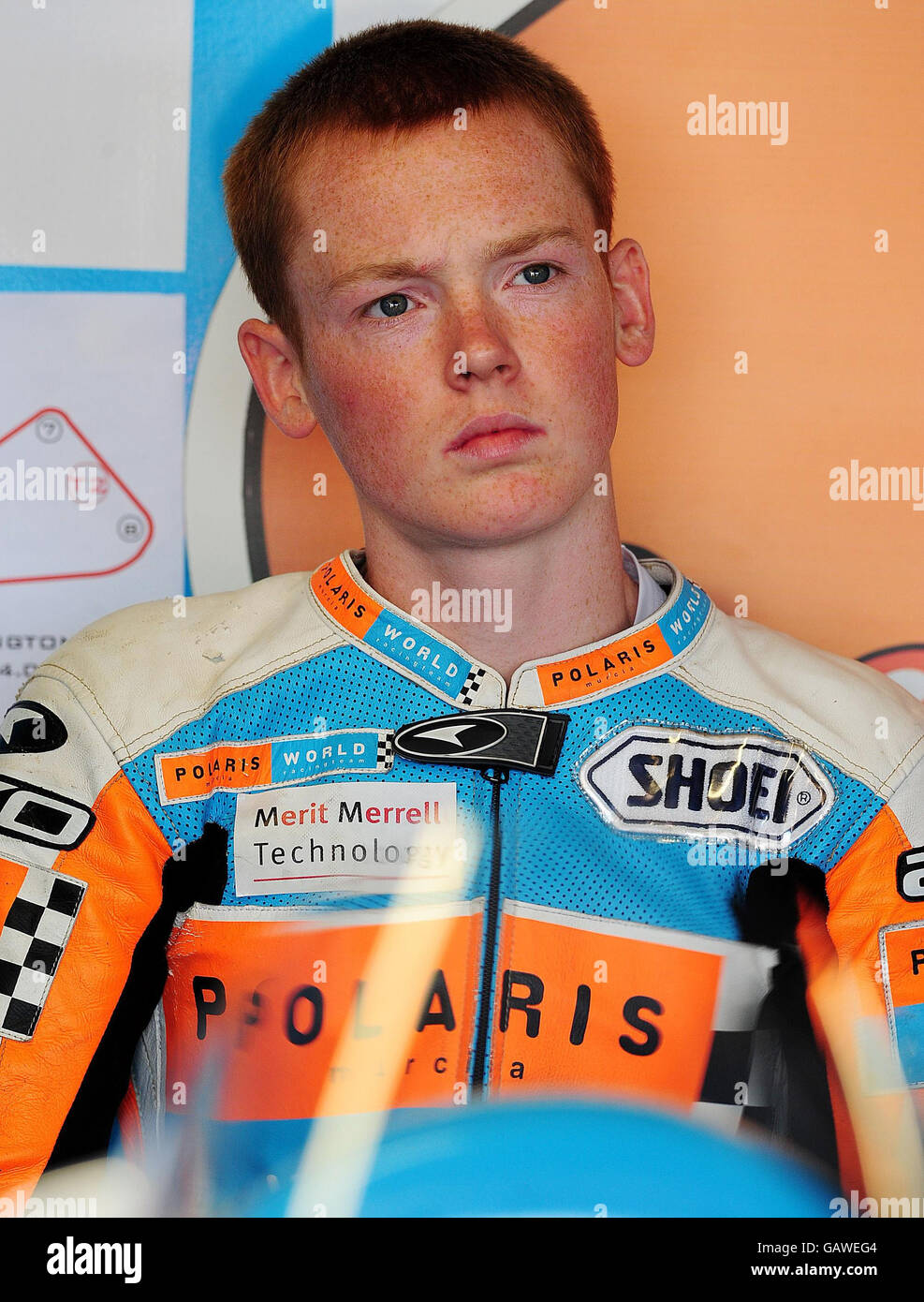 Braylin Smith Racing Great Britain Bradley Smith before the 125cc Race during the bwin.com ...