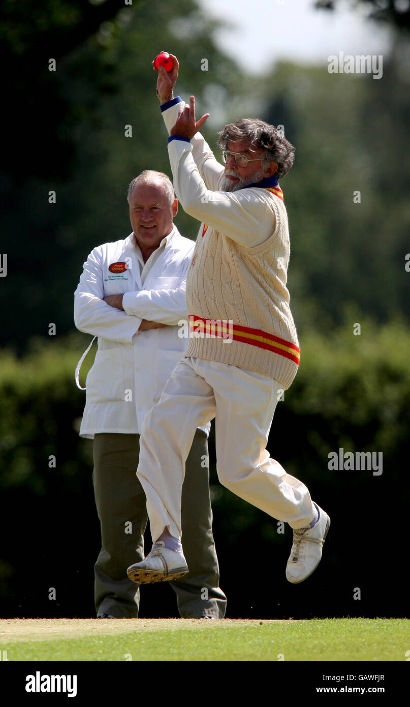 Cricket Charity Event Belvoir Cricket Club Stock Photo Alamy