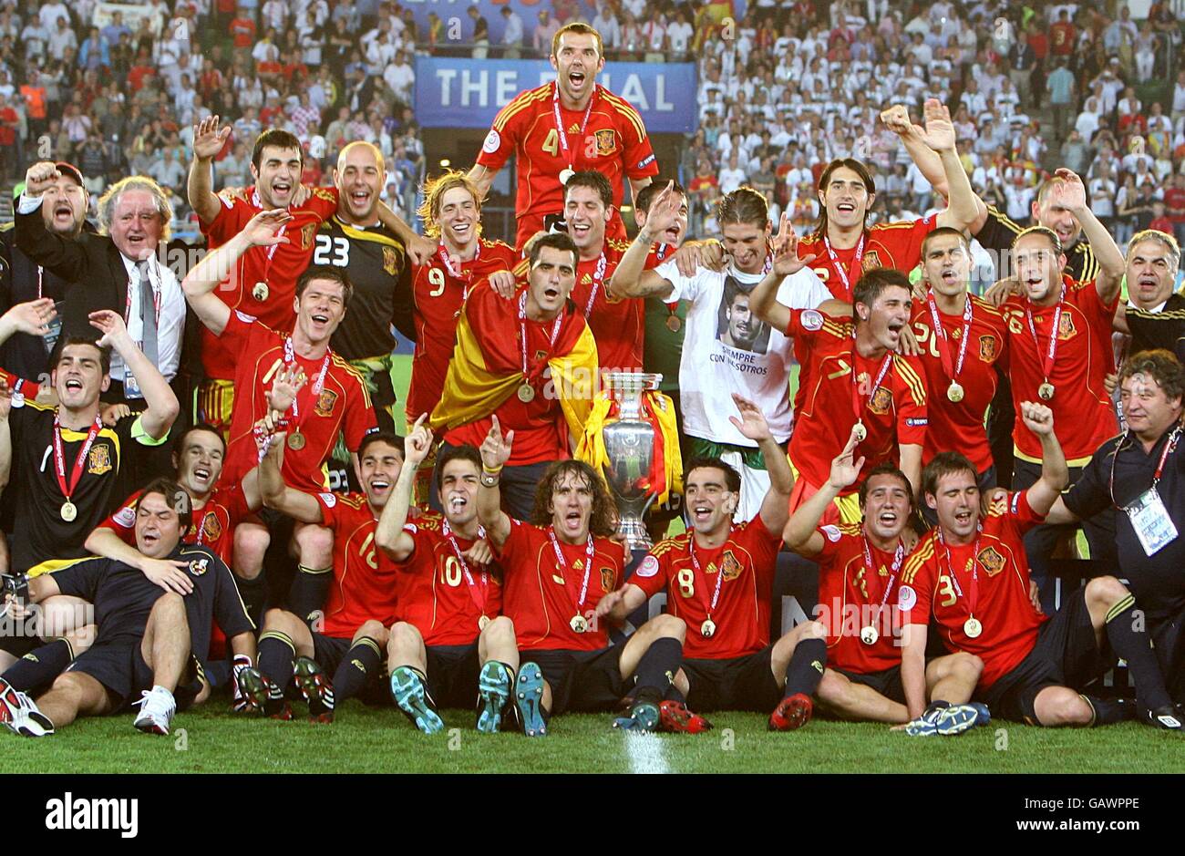 Soccer UEFA European Championship 2008 Final Germany v Spain