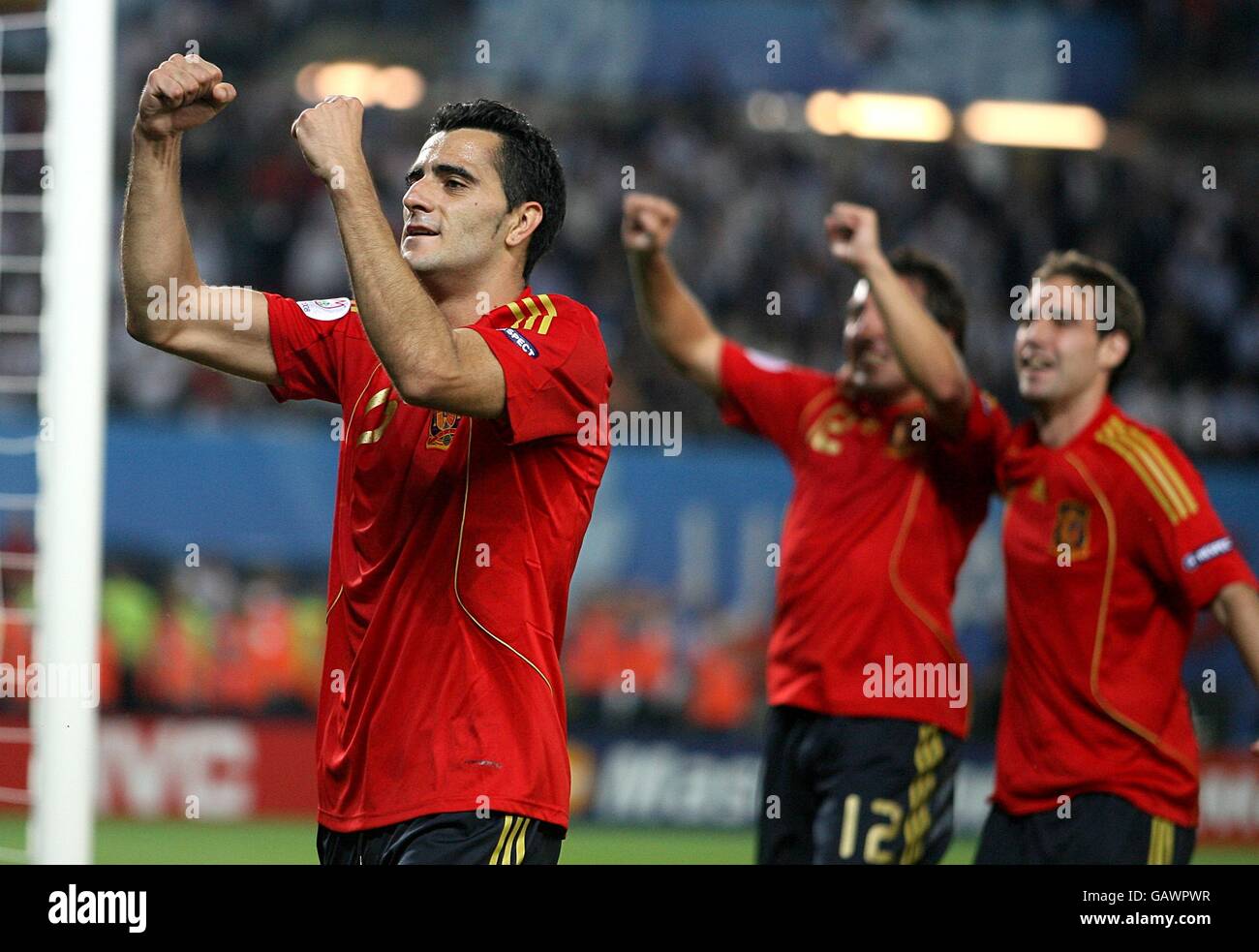 Soccer - UEFA European Championship 2008 - Final - Germany v Spain - Ernst Happel Stadium Stock Photo
