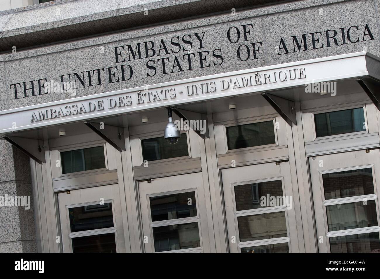 Ottawa, Ontario, Canada. 4th July, 2016. The Embassy of the United States of America in Ottawa, Ont., on July 4, 2016. © Lars Hagberg/ZUMA Wire/Alamy Live News Stock Photo