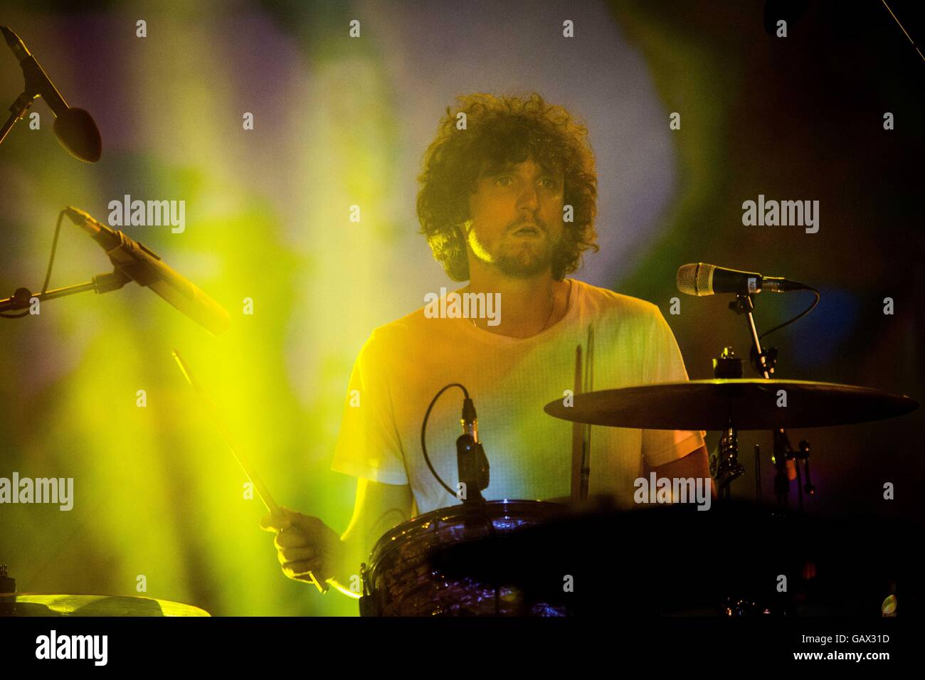 Milan, Italy. 5th July, 2016. Tame Imala  perform live at Market Sound  Credit:  Roberto Finizio/ Alamy Live News Stock Photo