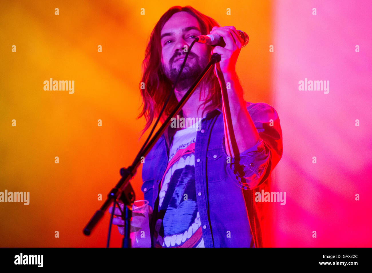 Milan Italy. 05th July 2016. The Australian psychedelic rock band TAME IMPALA performs live on stage at Market Sound Credit:  Rodolfo Sassano/Alamy Live News Stock Photo