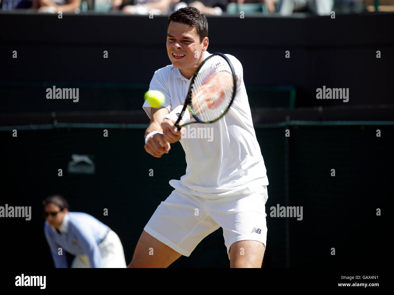 Milos Raonic Sam Querrey V Milos Raonic The Wimbledon Championships ...