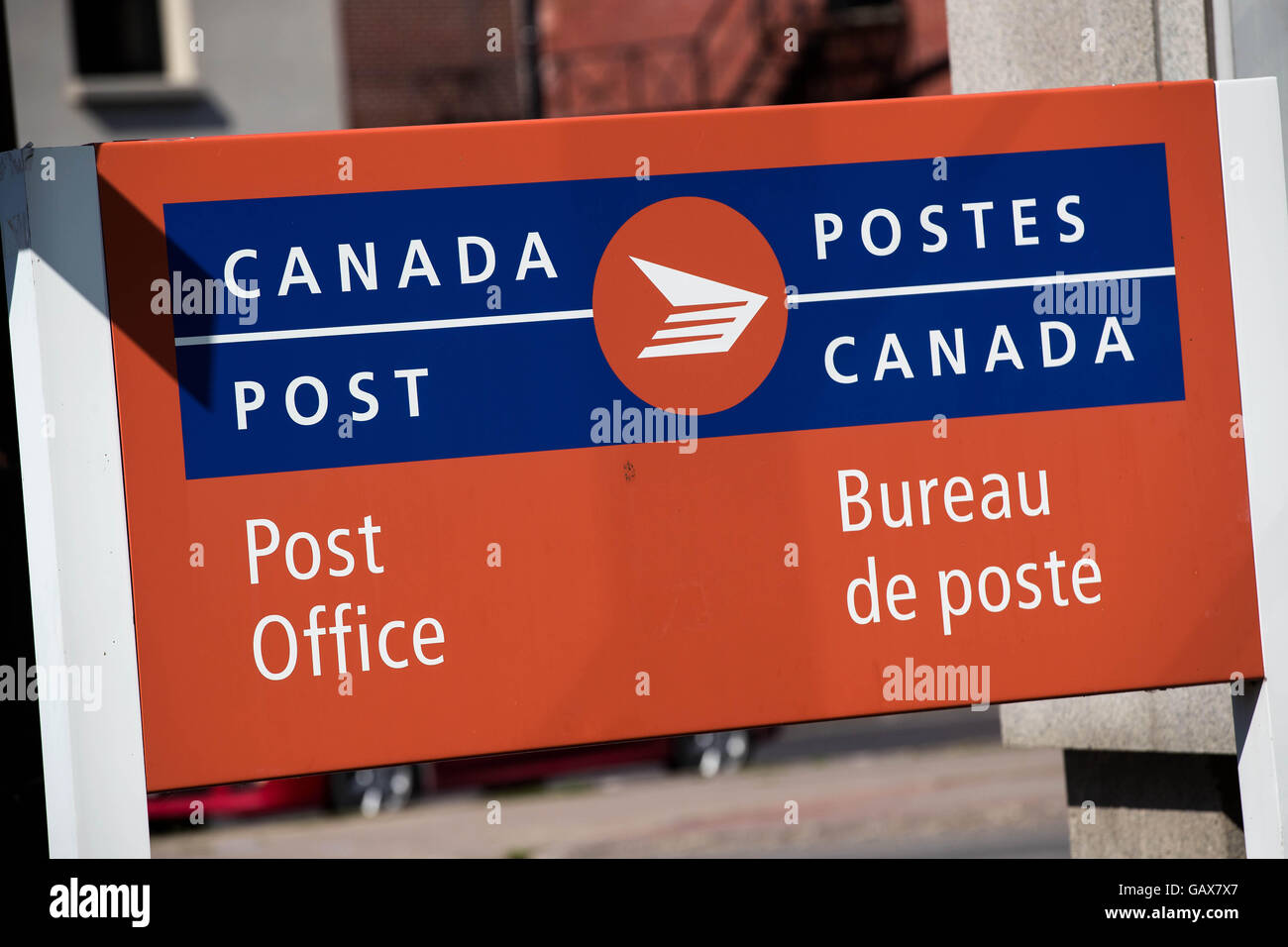 Kingston, Ontario, Canada. 6th July, 2016. Canada Post in downtown