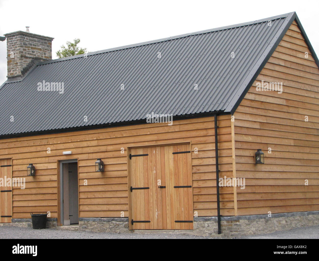 A general view of an out building inside of the Prince of Wales' new