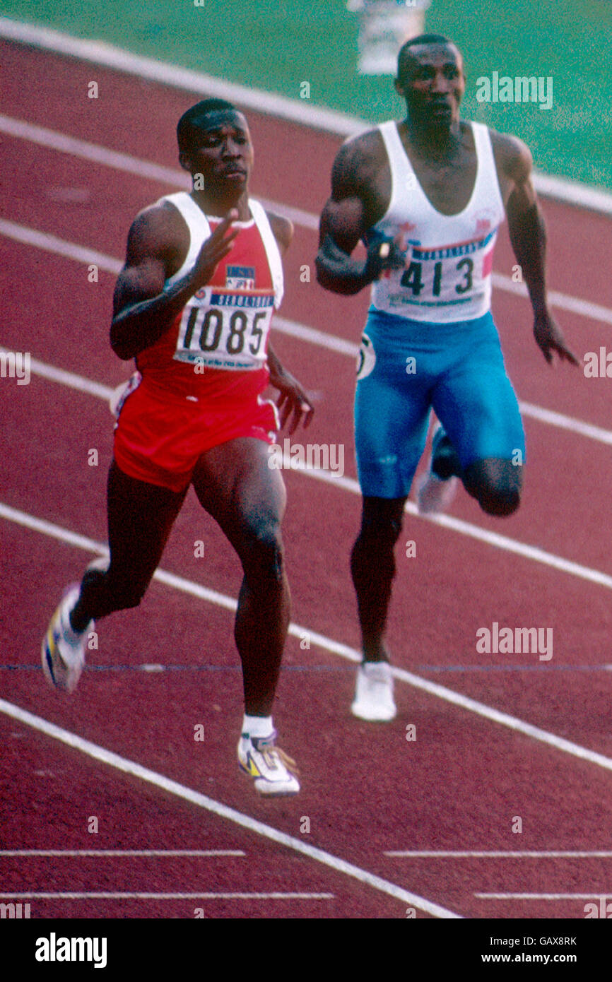 Athletics - Seoul Olympic Games - Men's 200m - Final Stock Photo