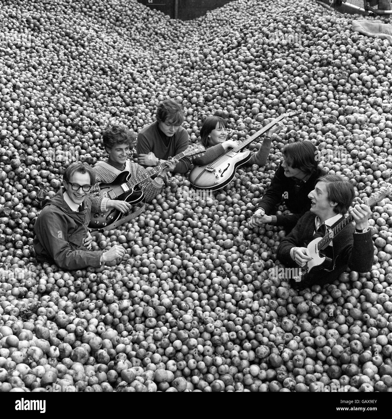 British Pop Music - The 1960s - The Applejacks - Hereford - 1964 Stock Photo