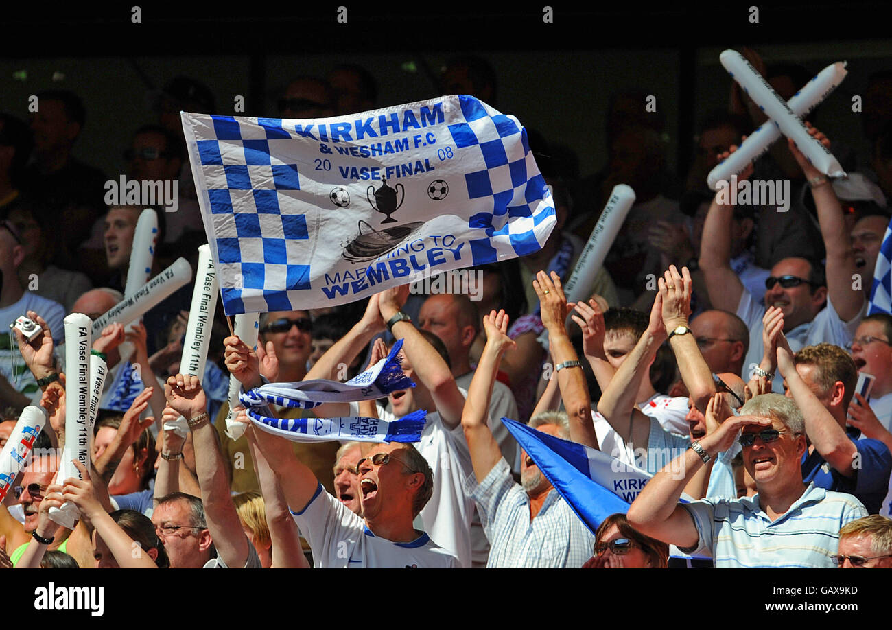 Soccer fa vase final kirkham lowestoft town wembley stadium hires stock photography and images