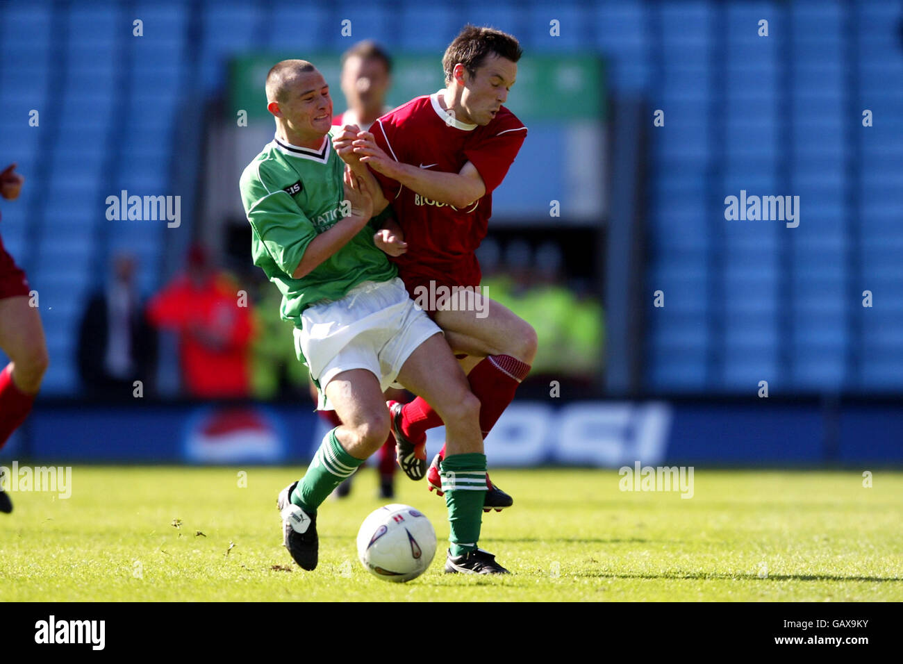 Soccer FA Trophy Final Burscough v Tamworth Stock Photo Alamy