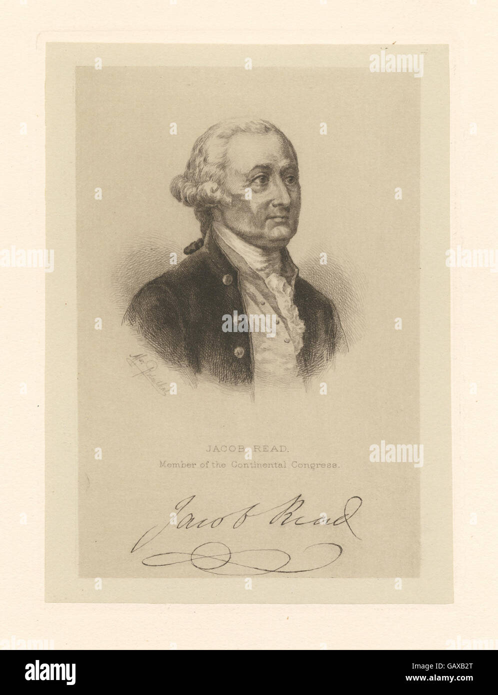 Jacob Read was a member of the Continental Congress, a prominent figure ...