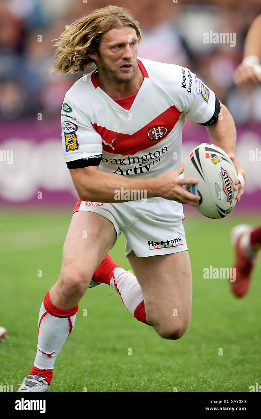 Rugby League - Engage Super League - St Helens v Huddersfield - Knowsley Road Stock Photo