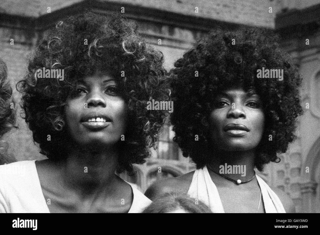 Hairstyles - 1970's Stock Photo