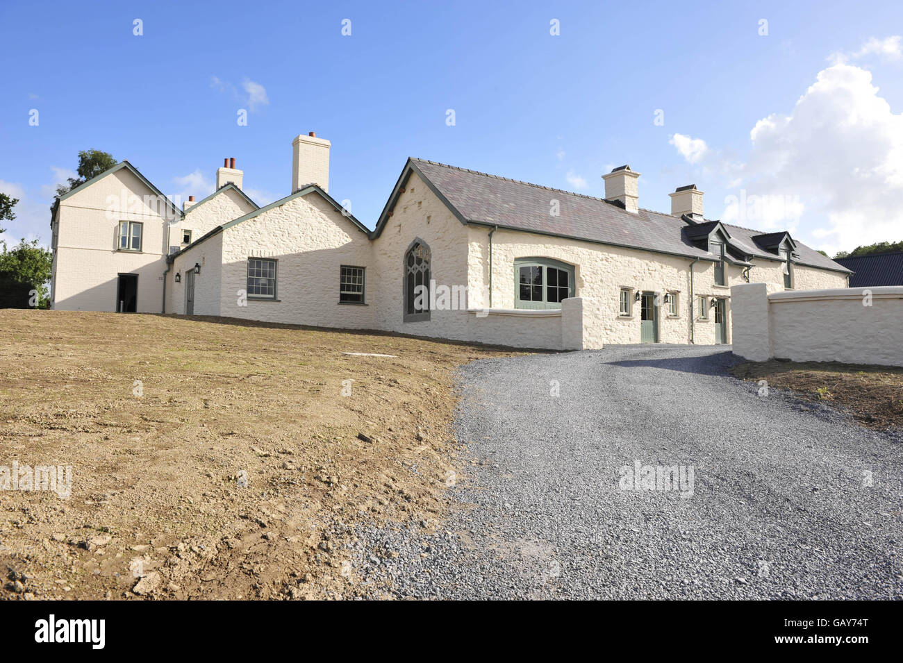 A view of the Prince of Wales and the Duchess of Cornwall's property in
