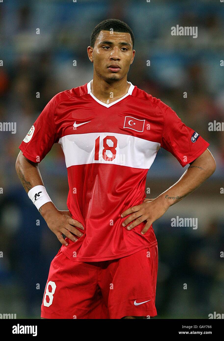Turkey's Colin Kazim-Richards stands dejected during the game Stock Photo -  Alamy