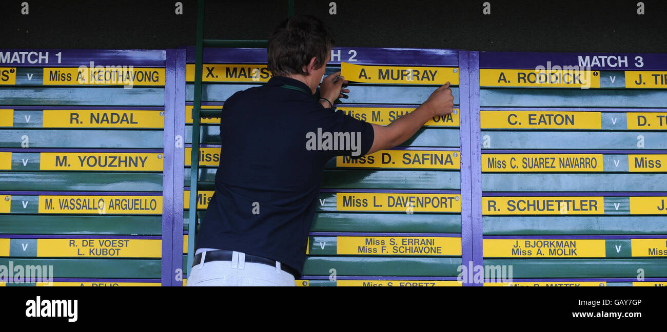 Tennis Wimbledon Championships 2008 Day Four The All England Club