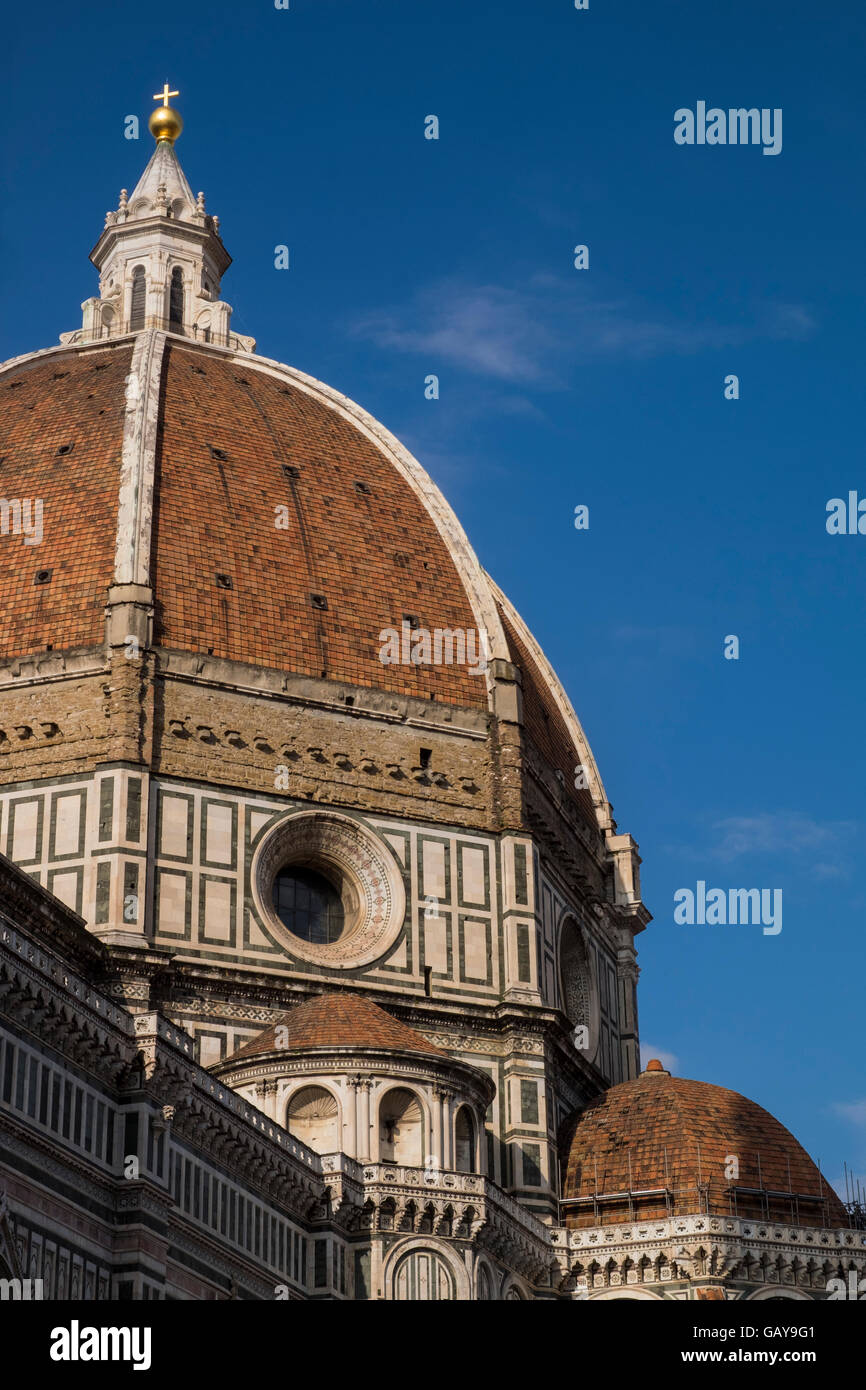 Dome, Duomo, of the cathedral of Santa Maria del Fiore in Florence ...