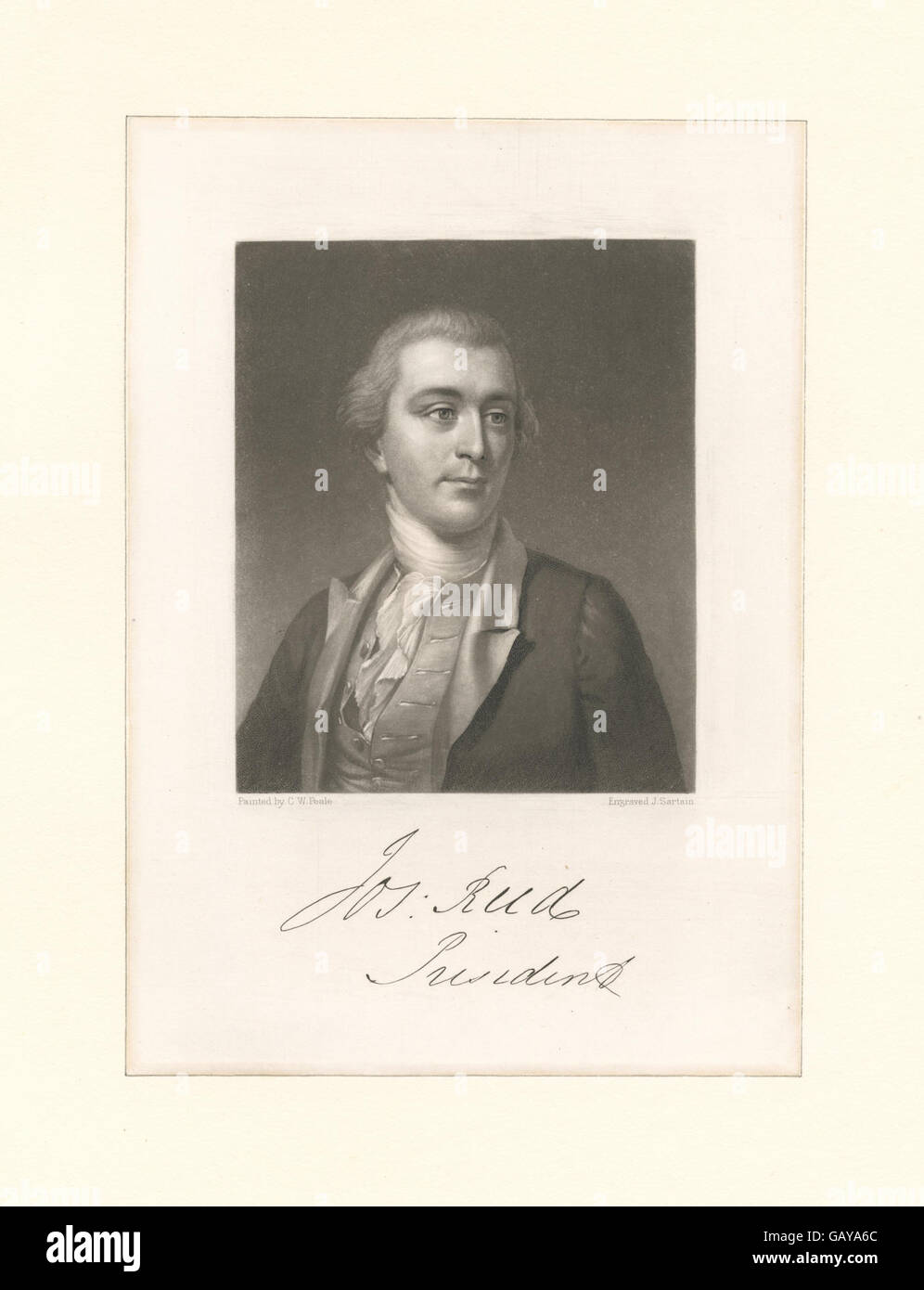 Joseph Reed Signature This title references Jos. Reed, potentially a historical or notable ...