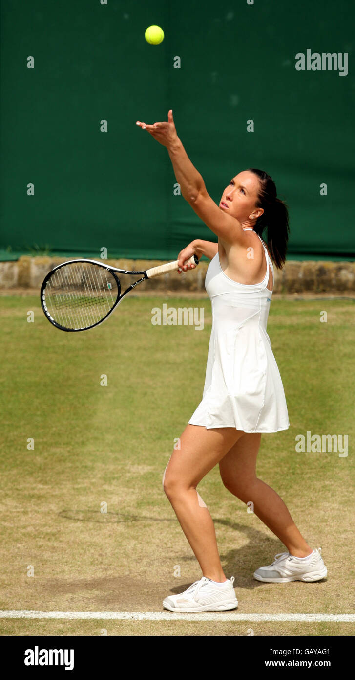 Tennis - Wimbledon Championships 2008 - Day Seven - The All England Club Stock Photo