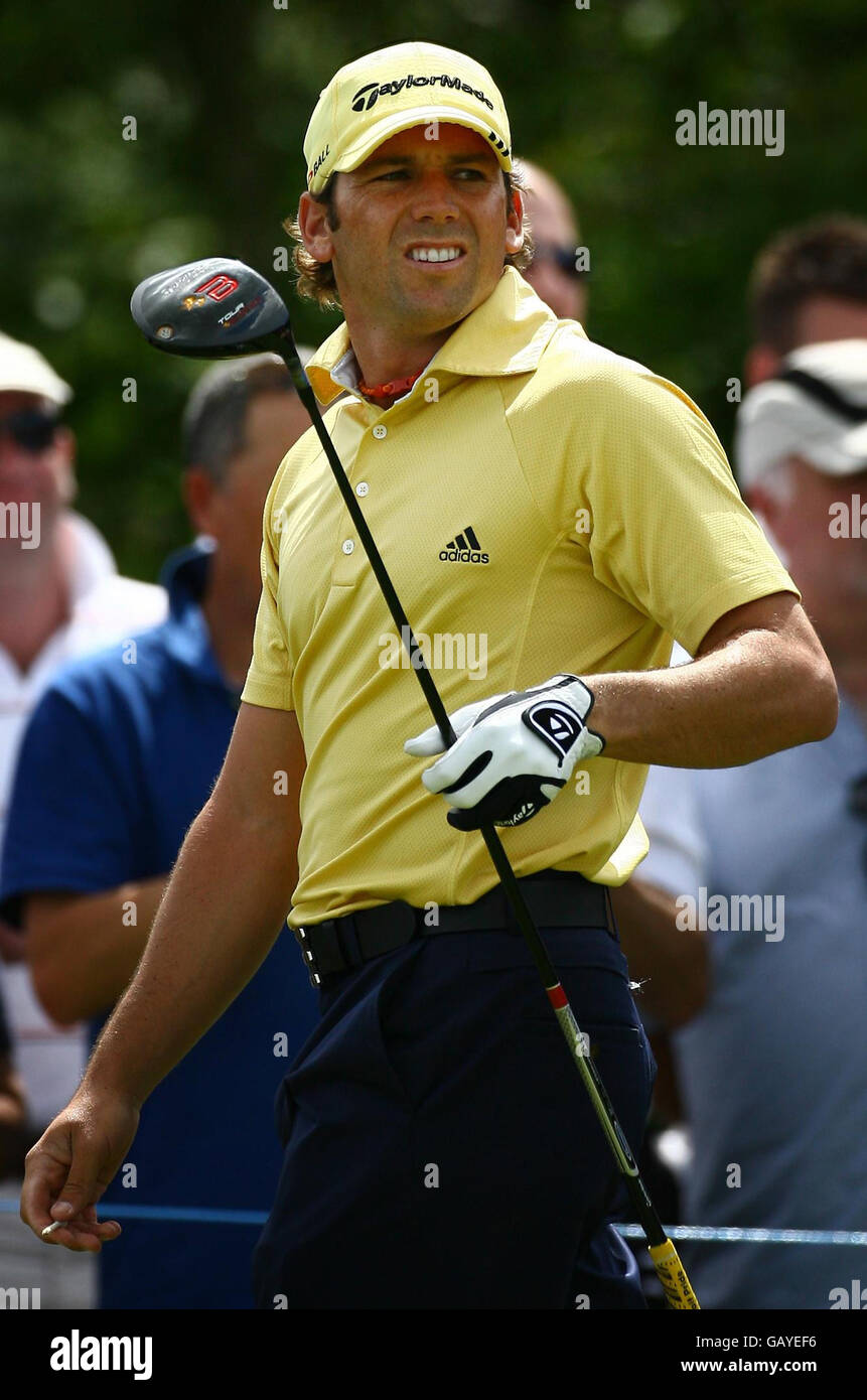 Golf The European Open Round One The London Golf Club. Sergio