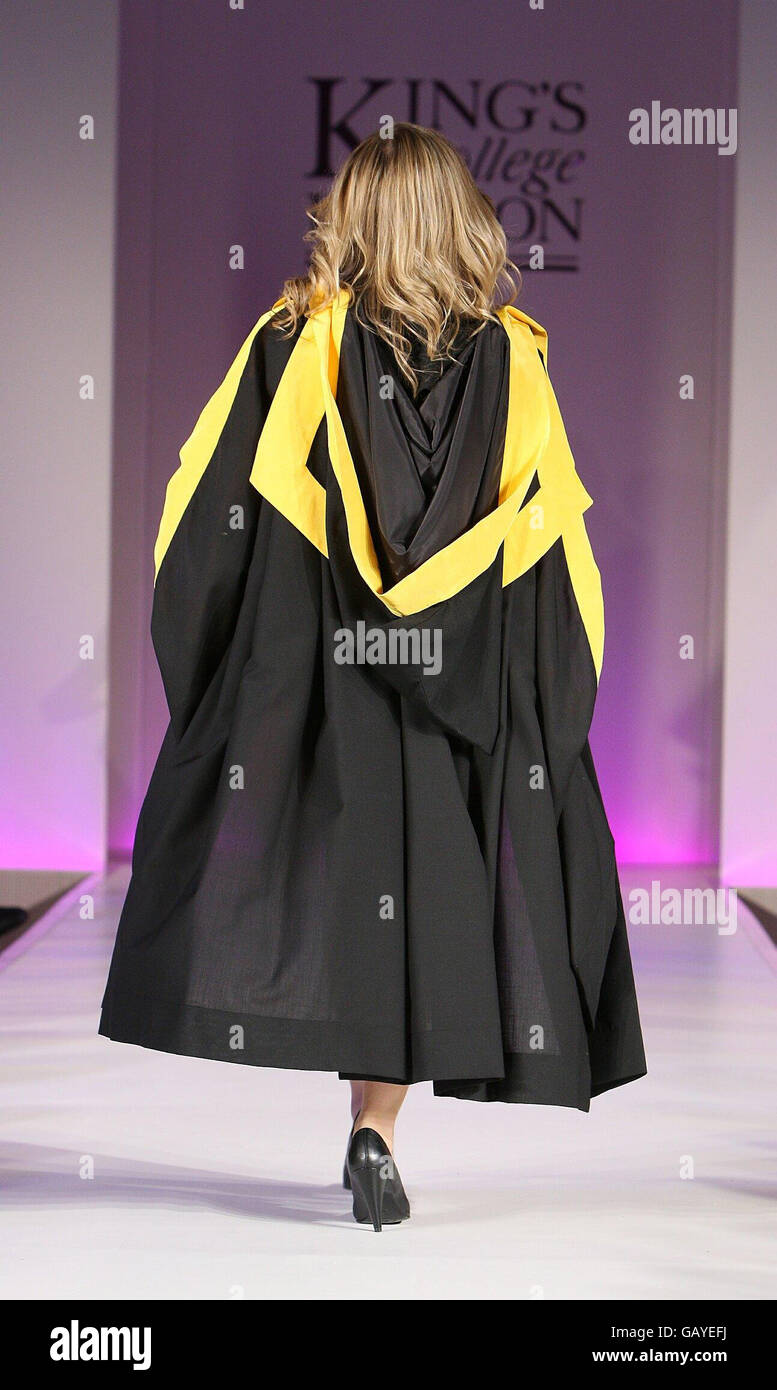 Vivienne Westwood Kings College Academic Gowns - London Stock Photo - Alamy