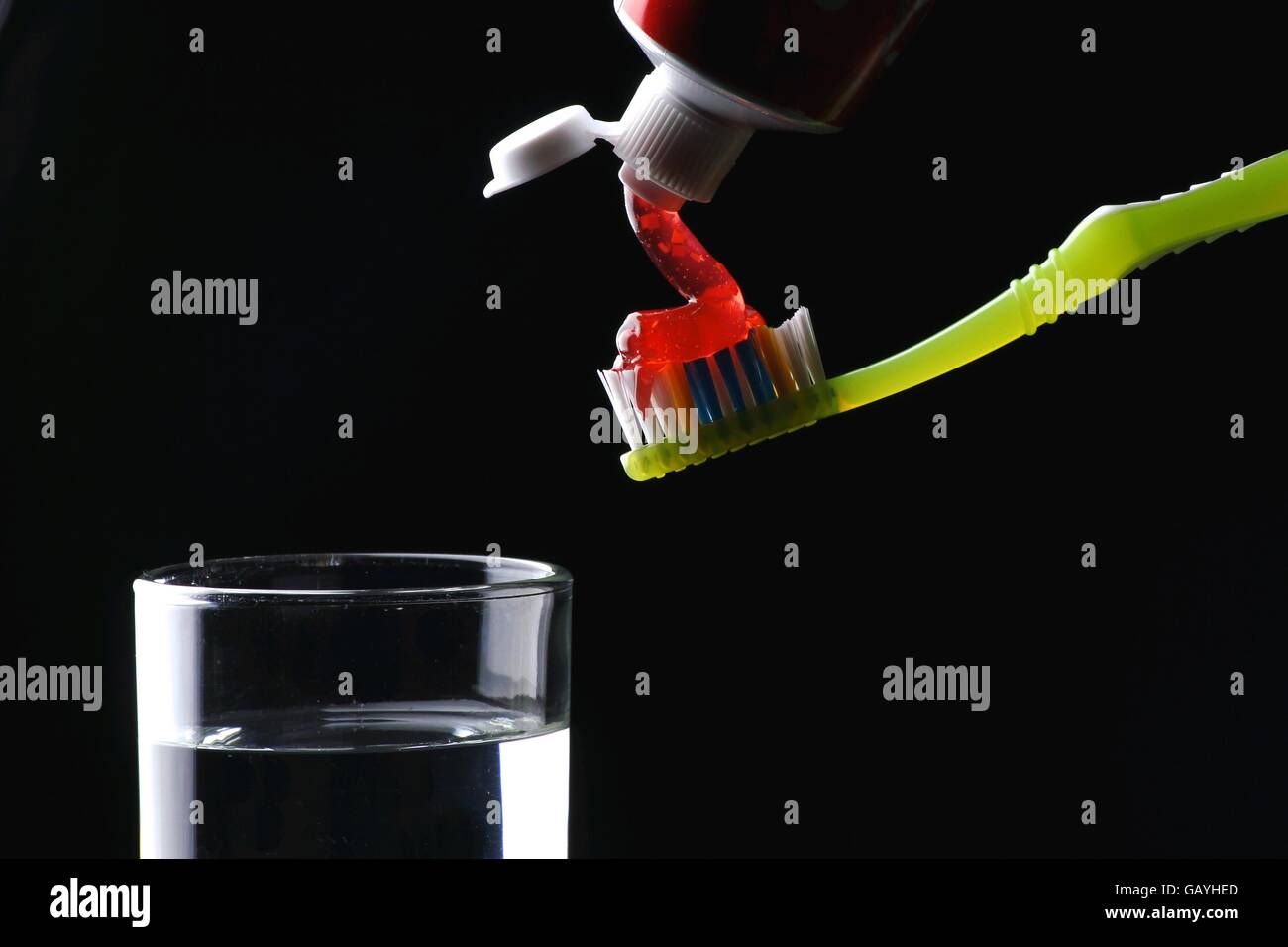 Toothpaste And Toothbrush High Resolution Stock Photography and Images Alamy