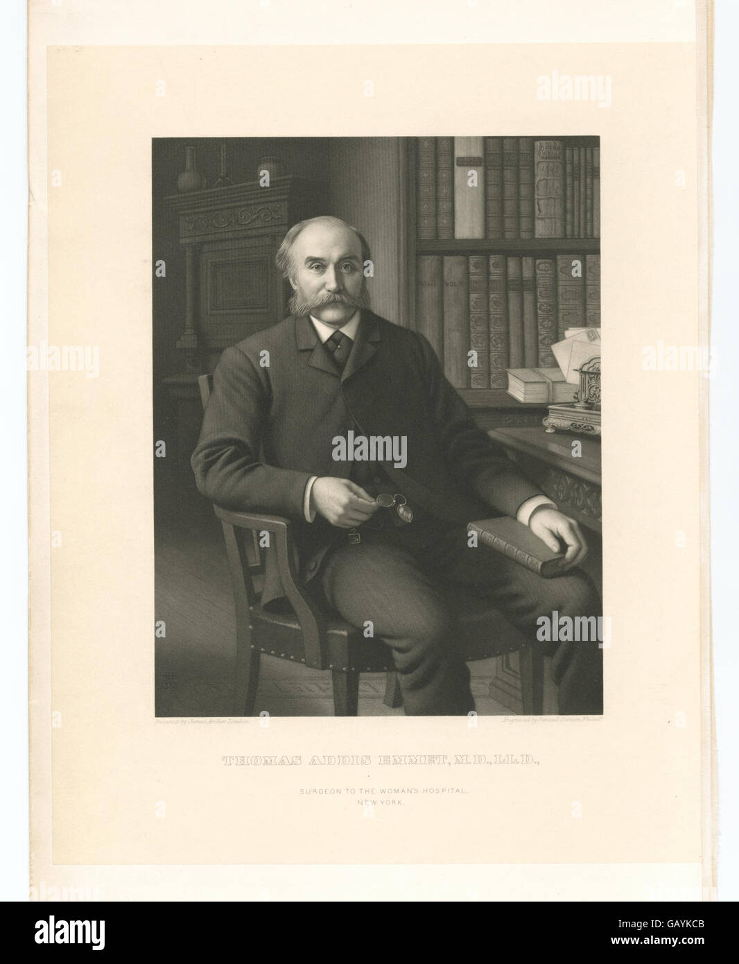 A portrait photograph of Dr. Thomas Addis Emmet, M.D., L.L.D., Surgeon ...