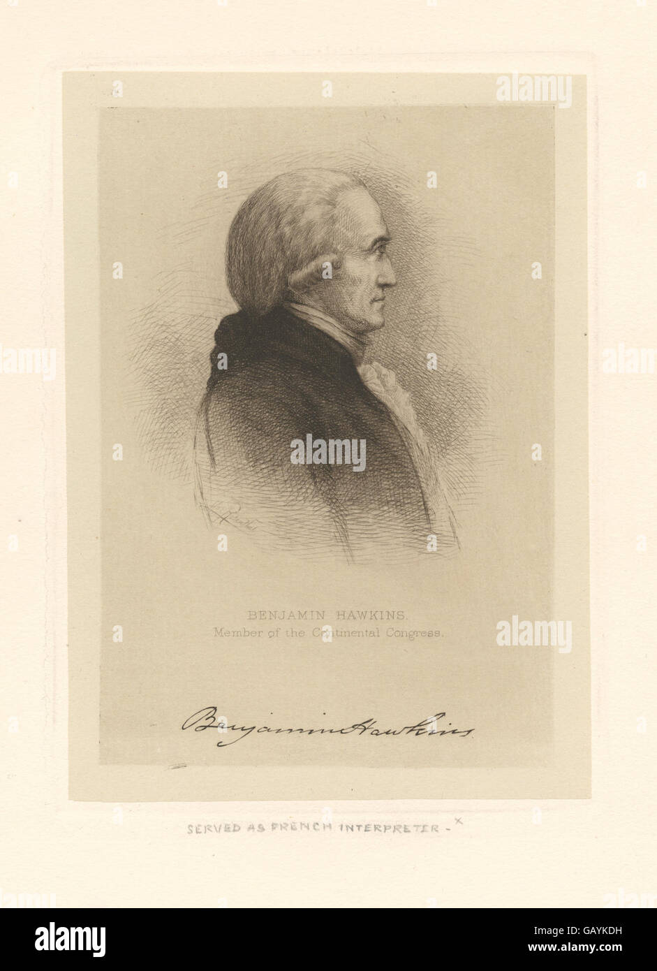 Benjamin Hawkins was a notable figure in American history, serving as a ...