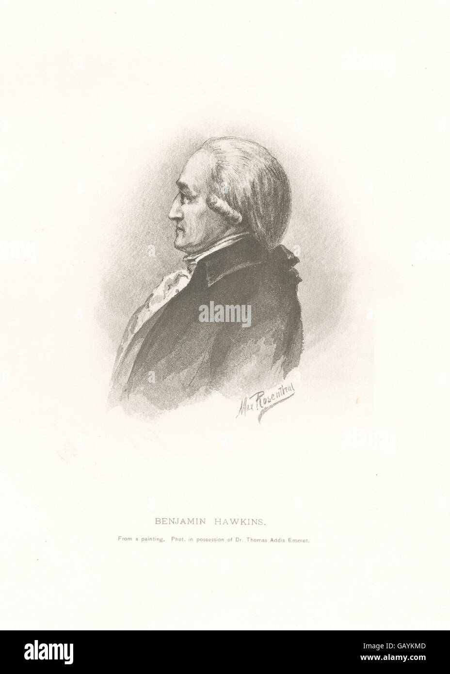 Benjamin Hawkins, a historical figure, likely recognized for his role ...