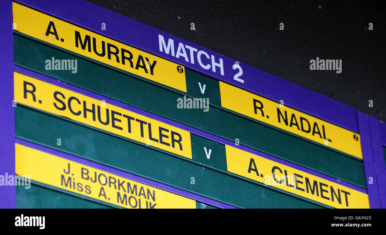 Tennis Wimbledon Championships 2008 Day Nine The All England Club