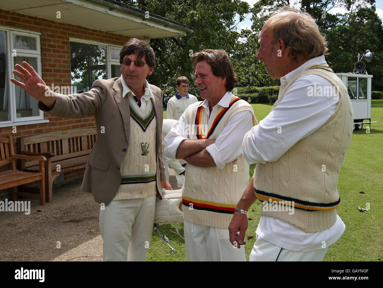 Cricket Charity Event Belvoir Castle Stock Photo Alamy