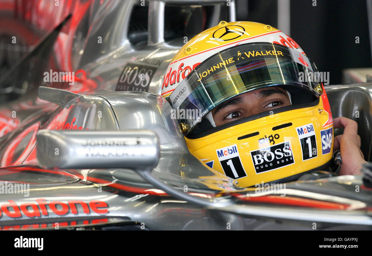 Formula One Motor Racing British Grand Prix Qualifying Day