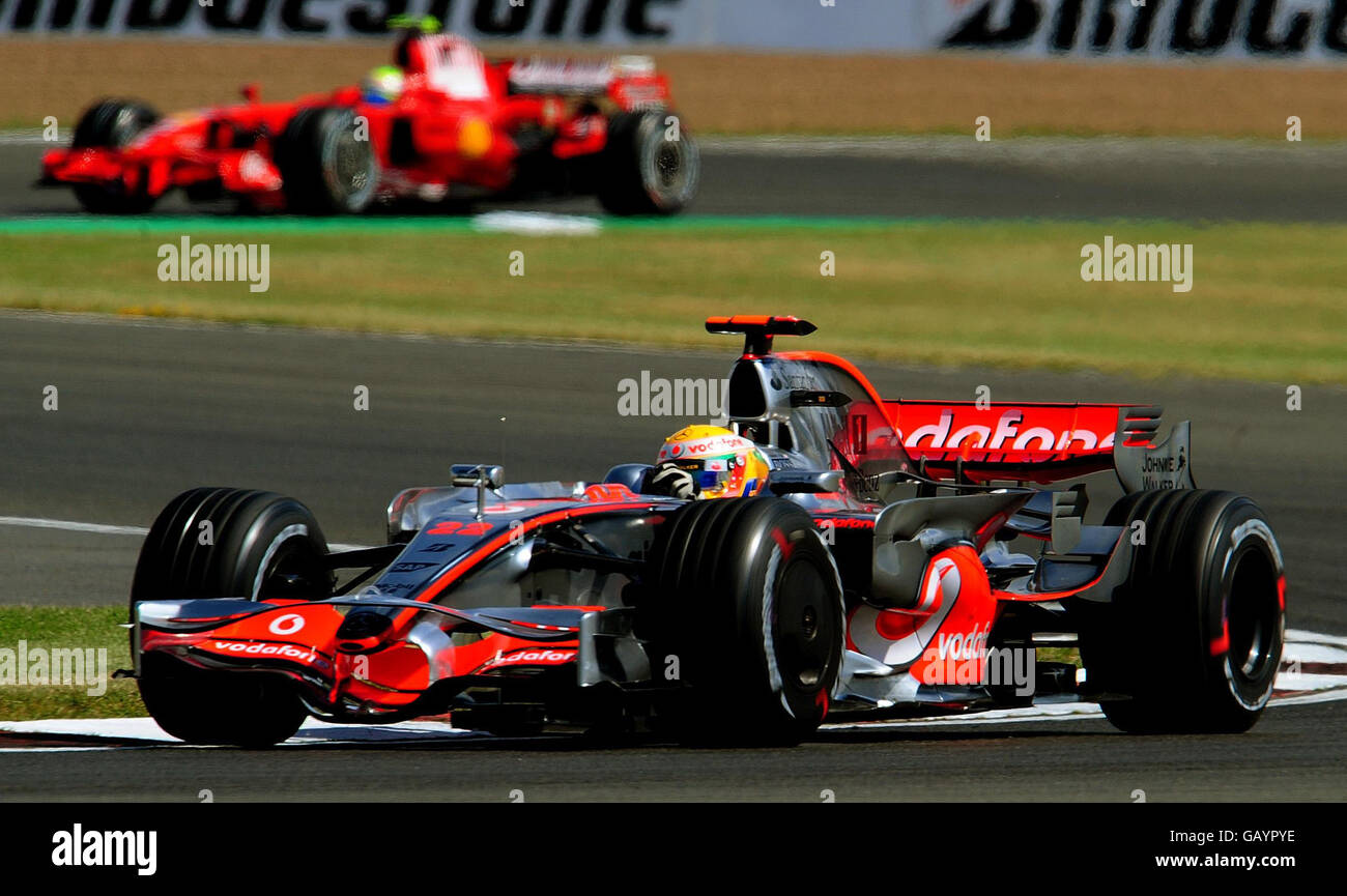 Formula One Motor Racing British Grand Prix Qualifying Day