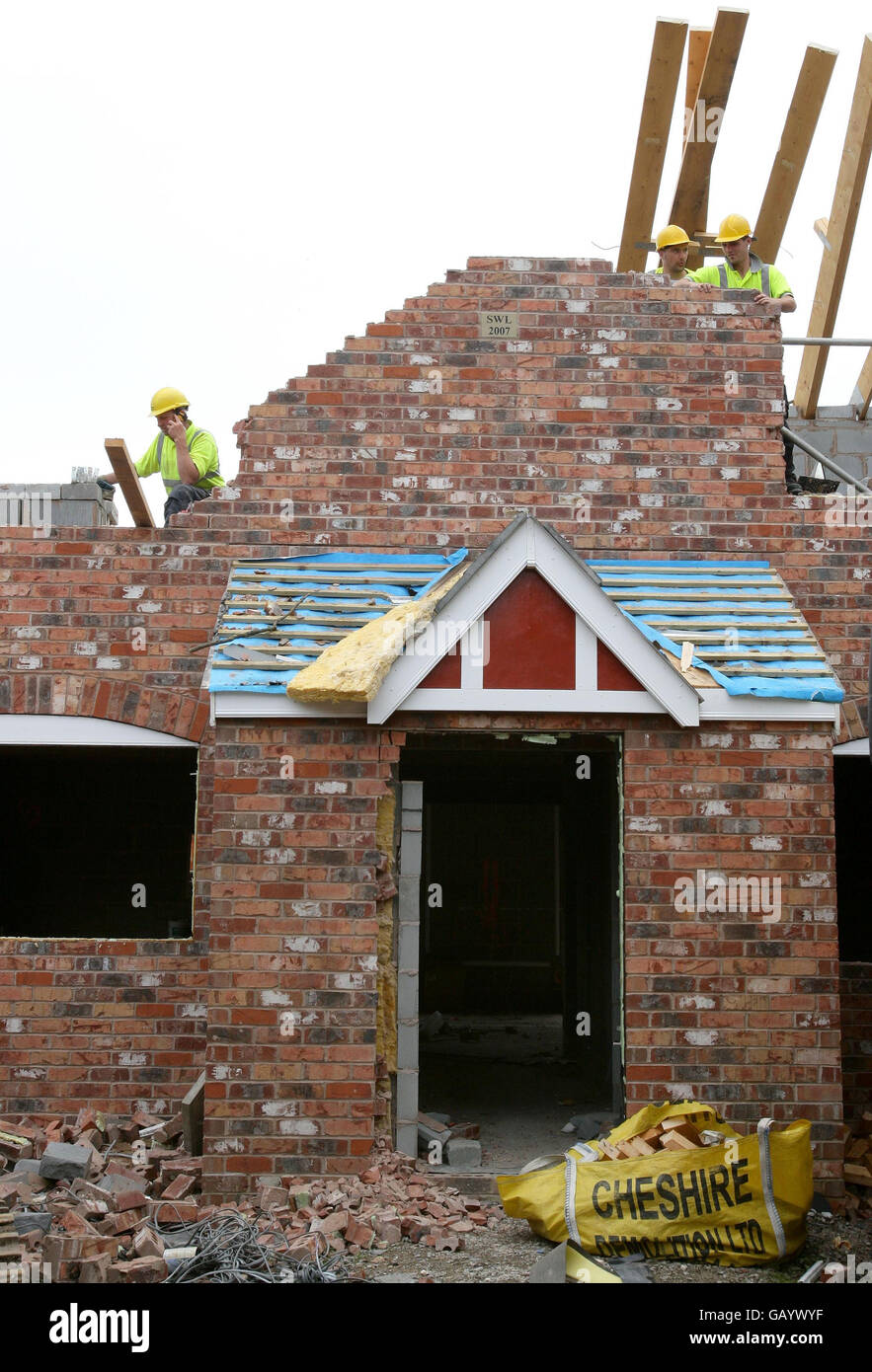 600,000 house demolished Stock Photo Alamy