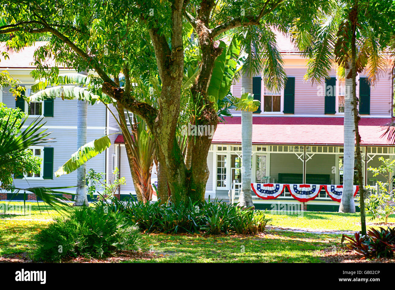 The Edison & Ford Winter Estates in Fort Myers, FL Stock Photo Alamy
