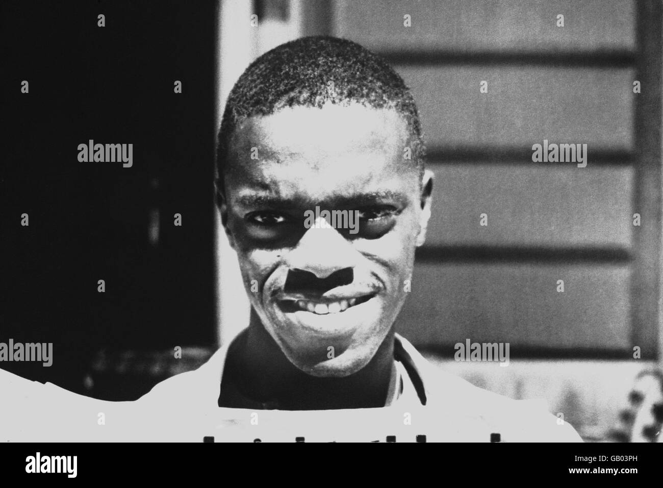 Athletics. Ralph Boston, 1960 Olympic Long Jump gold medallist Stock Photo