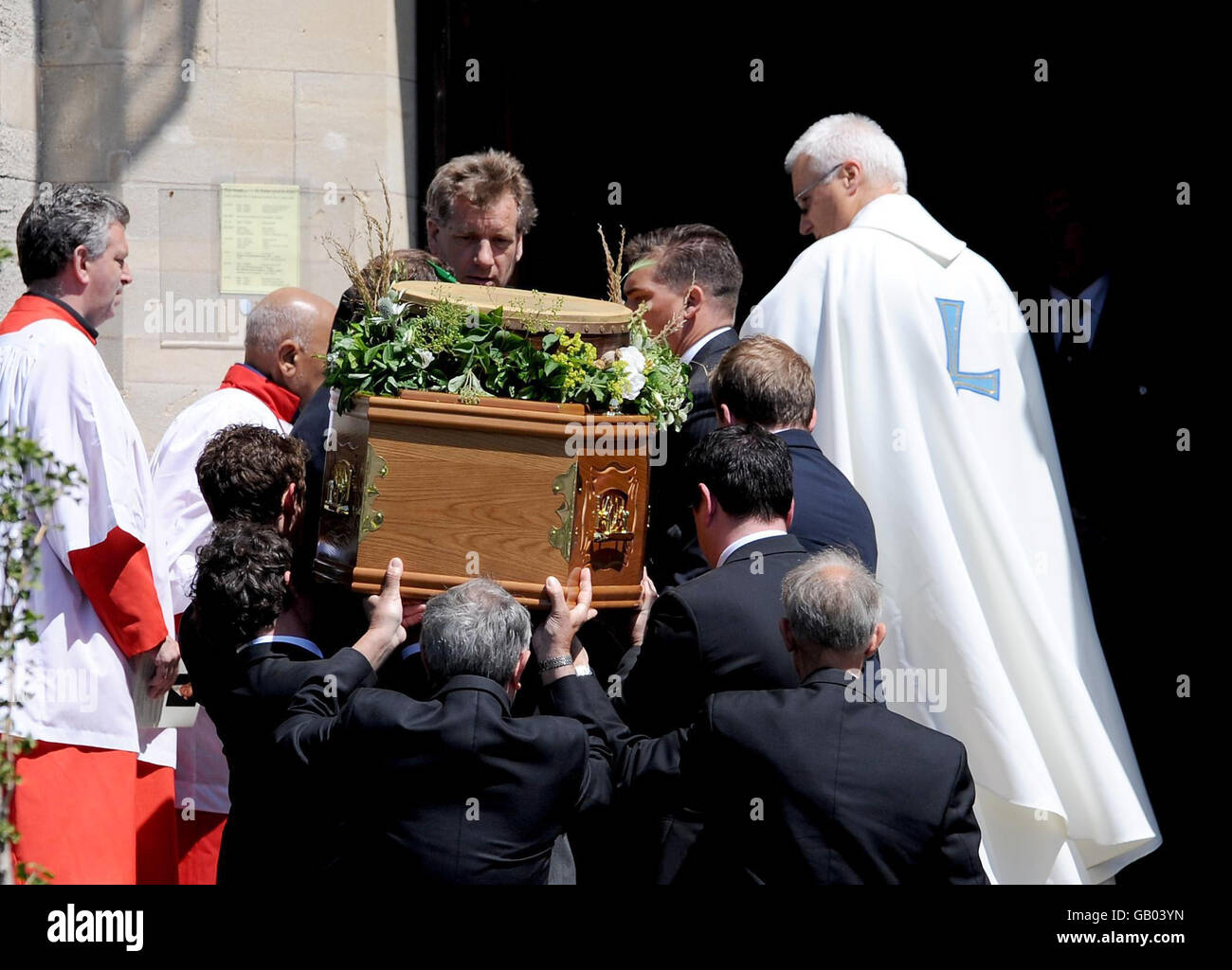 Funeral of Corporal Sean Reeve Stock Photo - Alamy