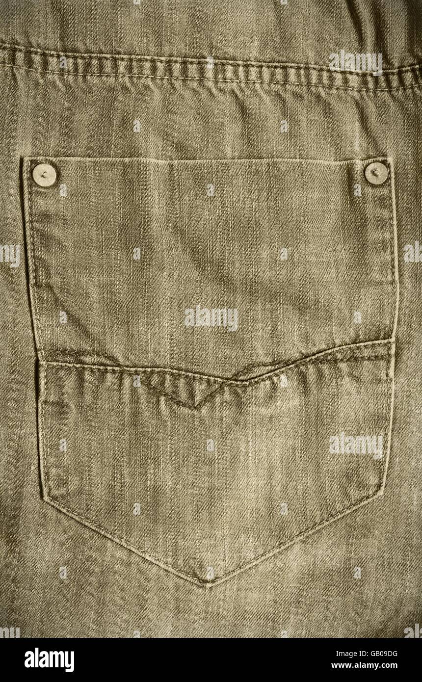 Back pocket trousers hi-res stock 