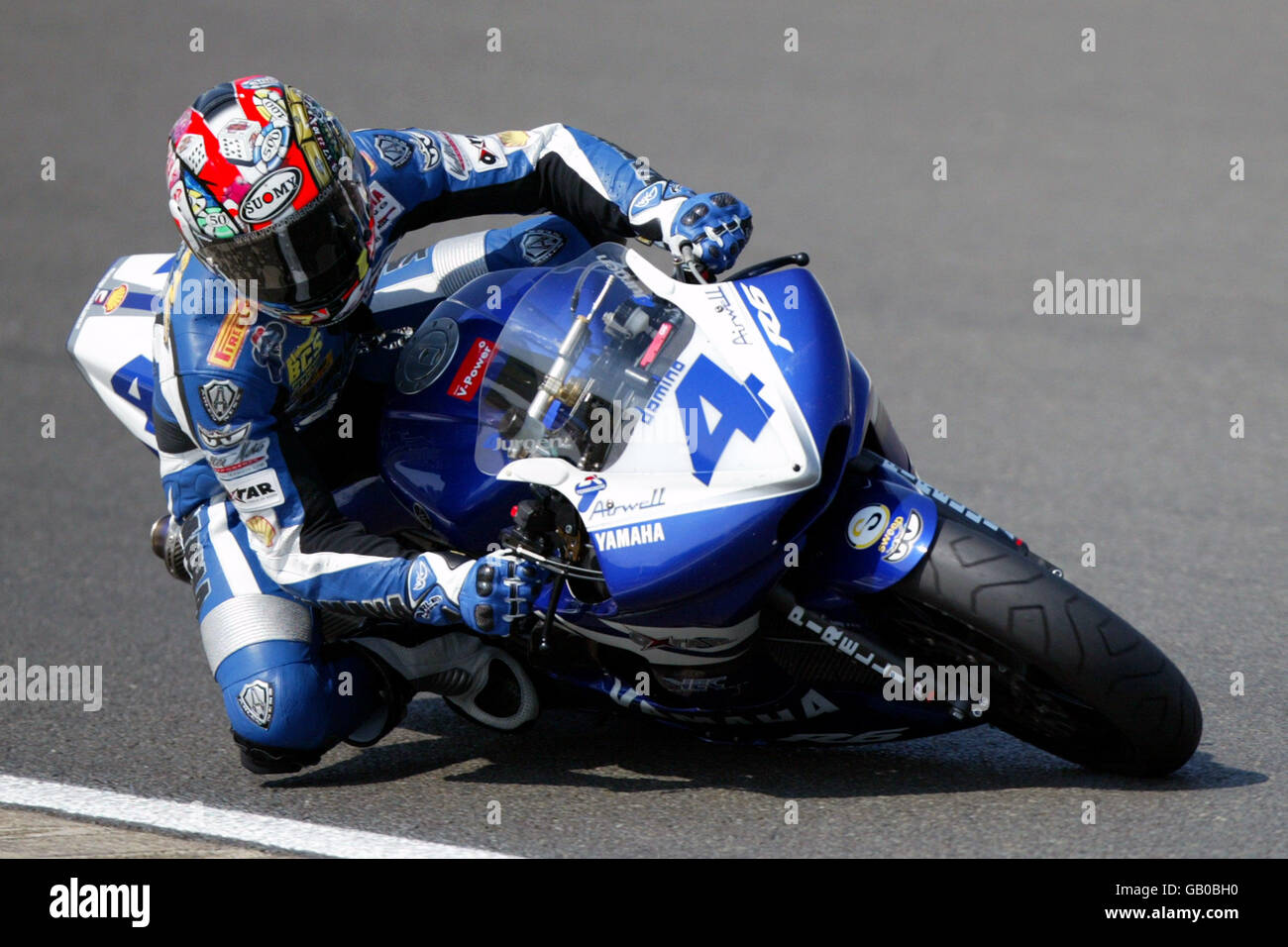 Motorcycling - Supersport World Championship - Silverstone. Jurgen Vd Goorbergh, Yamaha Belgarda Stock Photo