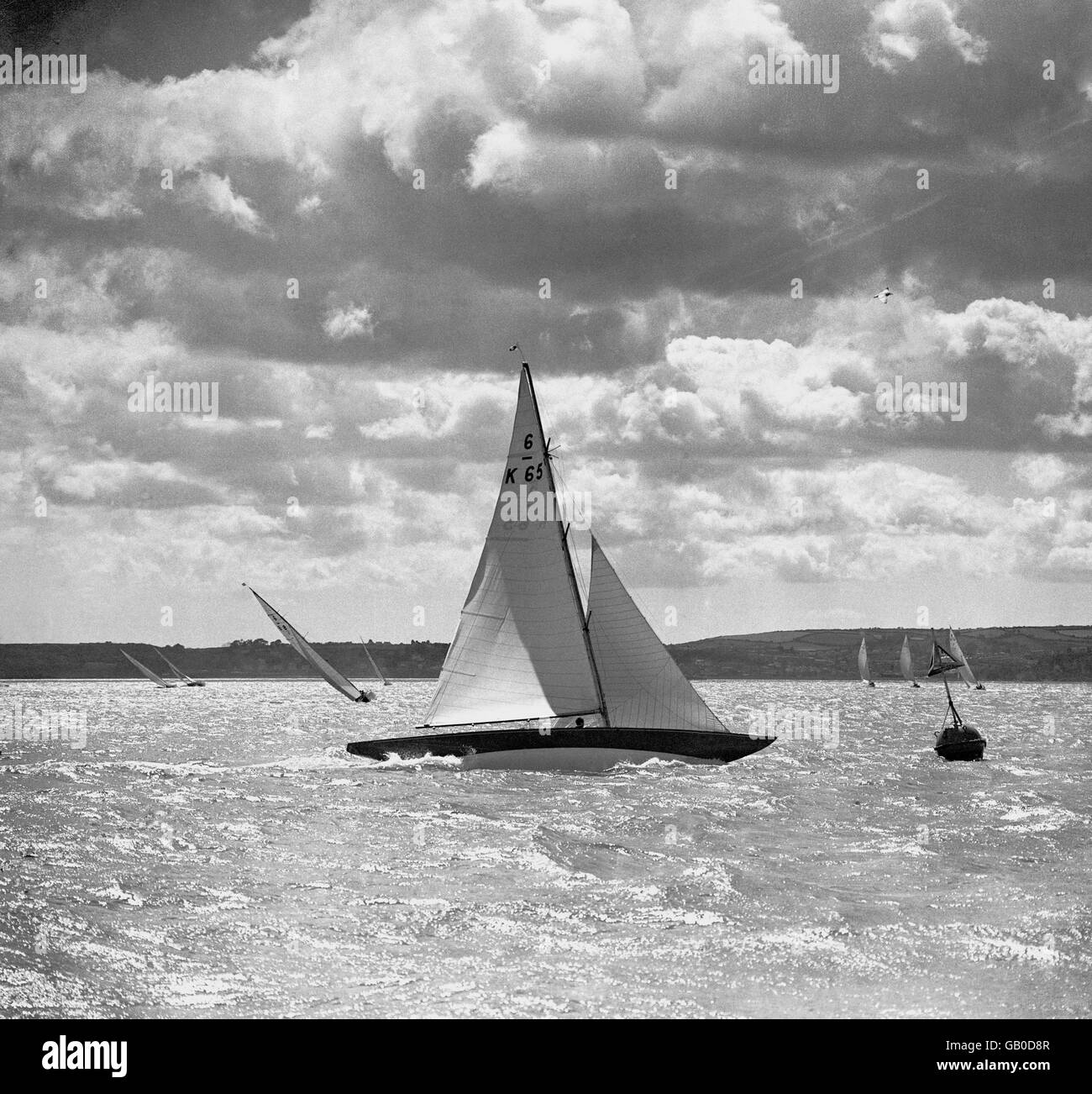 London Olympic Games 1948 - Sailing - Torbay Stock Photo