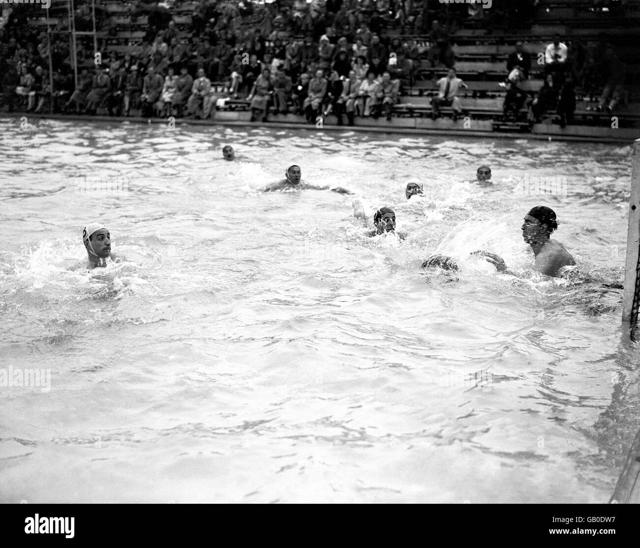 London Olympic Games 1948 Water Polo Exhibition Match Finchley GB0DW7 