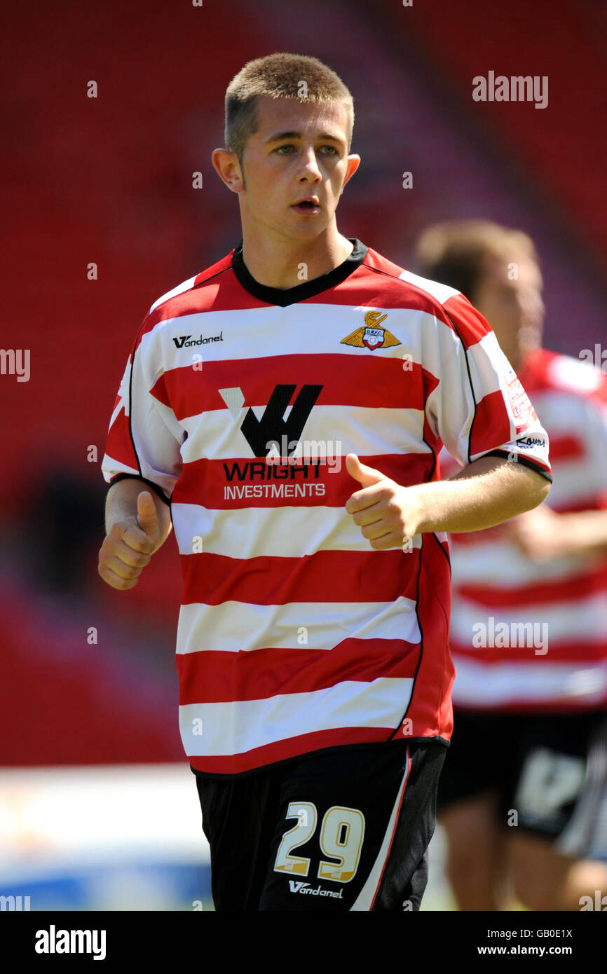 Soccer - Friendly - Doncaster Rovers v Scunthorpe United - Keepmoat Stadium Stock Photo