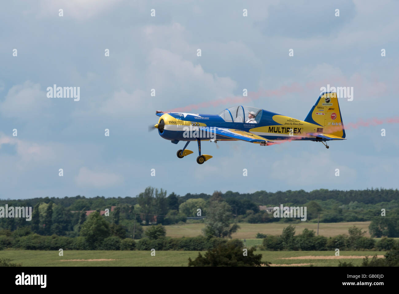 Large 55 scale radio control Yak 54 3D display aircraft by Steve Carr