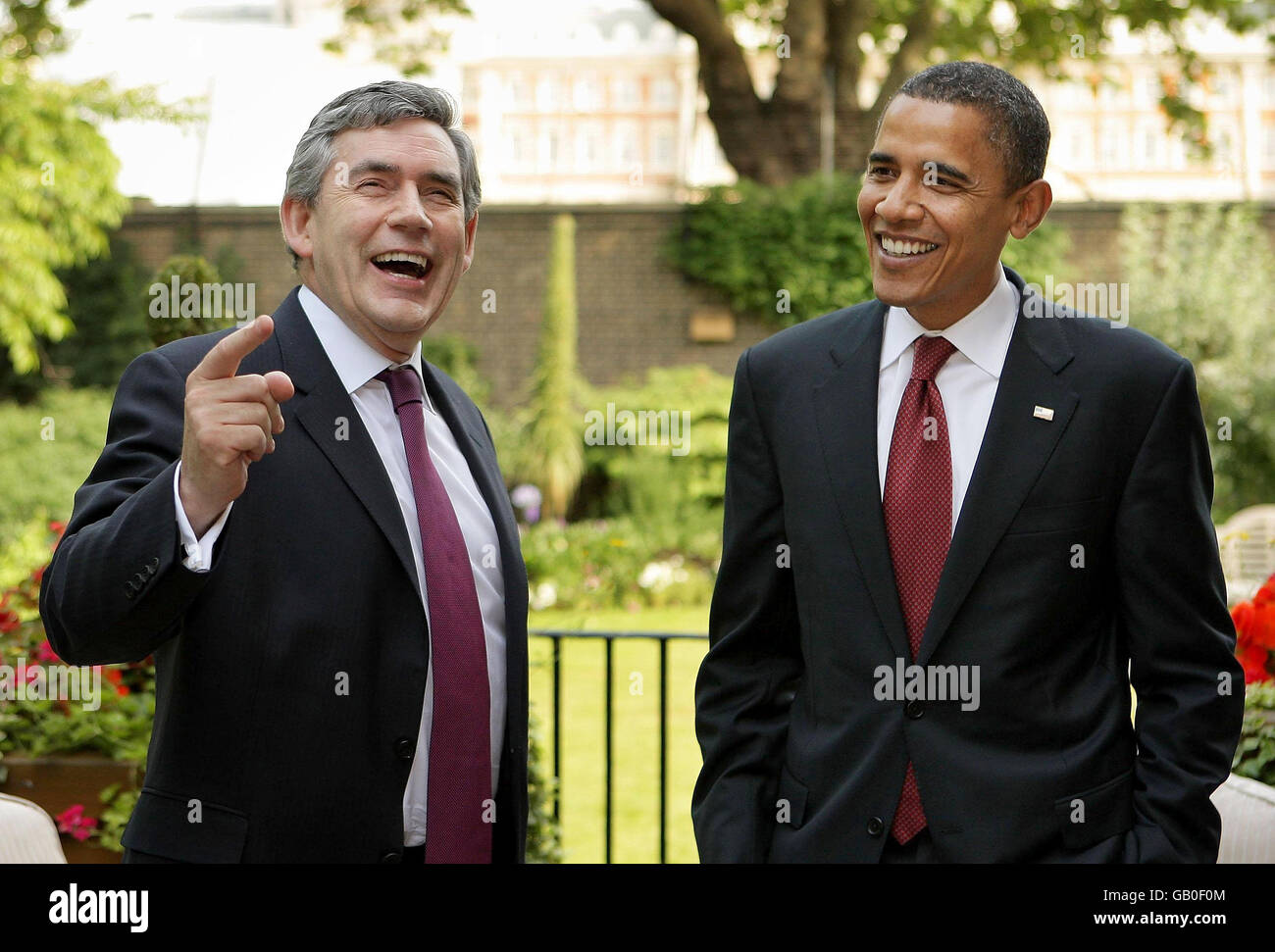 Barack Obama visits the UK Stock Photo - Alamy