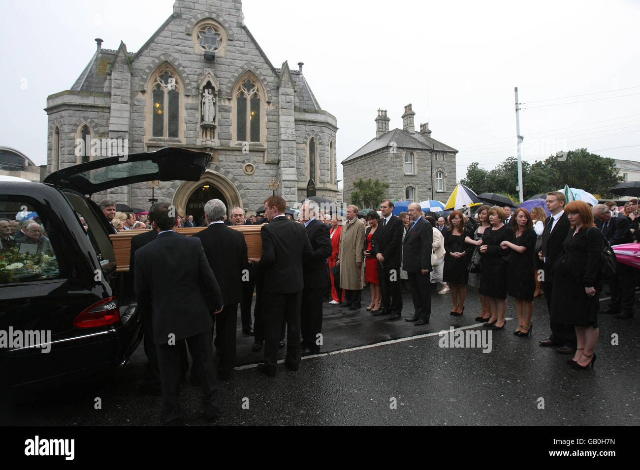 Seamus Brennan Funeral Stock Photo Alamy